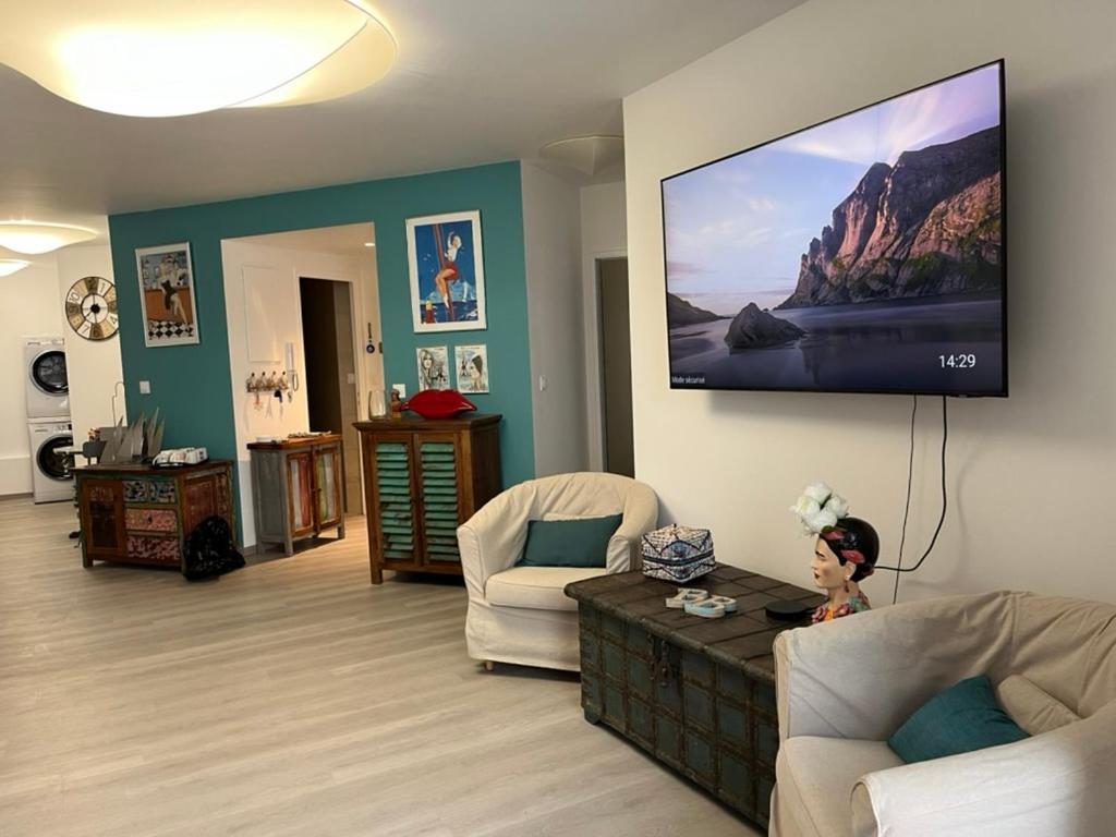 T2! 3 Ou 4 Personnes Centre Ville Neuf Avec Garage ซานารี-ซูร์-แมร์ ภายนอก รูปภาพ