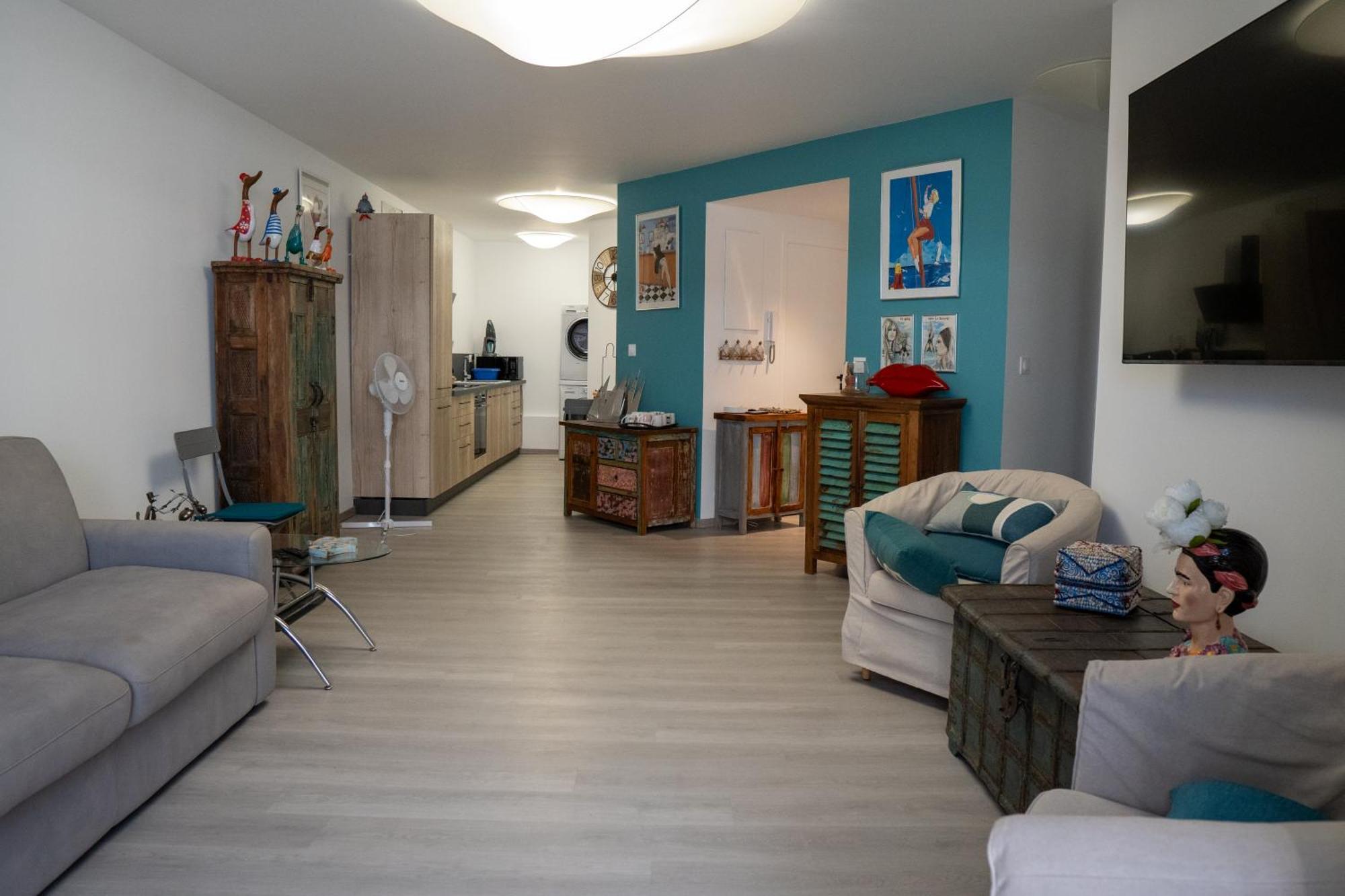 T2! 3 Ou 4 Personnes Centre Ville Neuf Avec Garage ซานารี-ซูร์-แมร์ ภายนอก รูปภาพ
